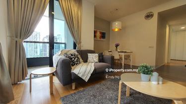 Tastefully furnished, quiet facing, beautiful unit, must view!  1