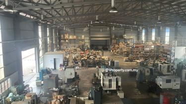 Well designed individually built factory with large area.  1