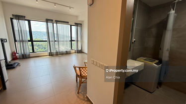 Mossaz studio actual unit with partly furnish include washing machine 1