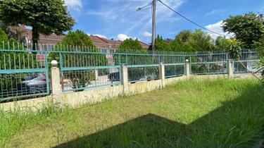 Extra 24 feets regular shape land double storey 1