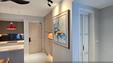 Fully furnished unit with move in condition and nice view !  1