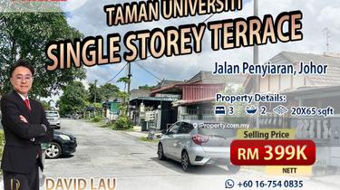 Taman Universiti Single Storey Terrace House for Sale 1