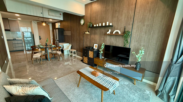 Rare Corner Unit/Unobstructed Twin Towers View/Fully-Furnished 1