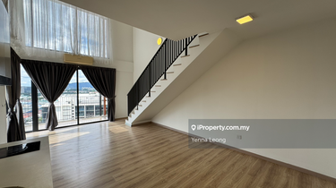 Partially furnished corner unit duplex for sale. 1