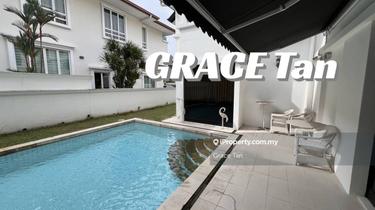 Freehold bungalow with individual design, comes with pool 1