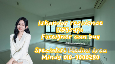 Iskandar residence @ 1249sqft, foreigner can buy 1