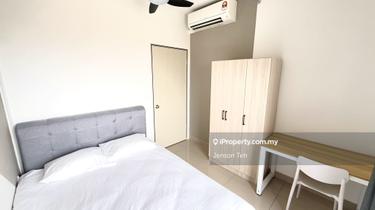 Fully Furnished Balcony Room, 1st Mar Move In! Free Shuttle Kepong MRT 1