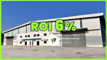 5 Acres Freehold Factory - 134k sf Built-up, 6% ROI ! 1