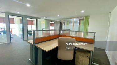 Partially Furnished Office with Rooms 1