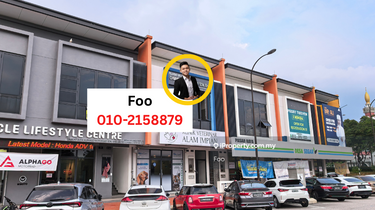 Shah Alam Alam Impian Panglima Hitam Shoplot Facing Main Road 1