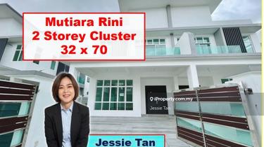 Mutiara bestari 3 skudai 2 storey cluster for sale 1