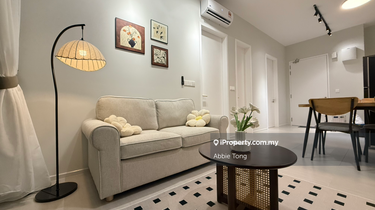 Laurel 2r1b w/balcony 548sqft high flr brand new fully furnished 1