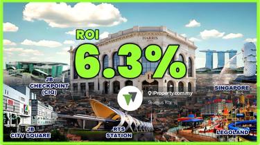 JB Trophy Hotel - 6.3% ROI, High Visibility, Near Legoland & Singapore 1