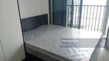 Walking to BRT station 1