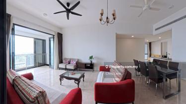 The Astaka high floor furnished unit, nice city/sea view, move-in now 1