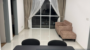 3 room partially furnished unit facing kl tower view is for rent now ! 1