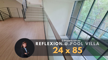3 Storey Link Villa 24x85 with Linear Pool, Garden, Reflexion Puchong 1