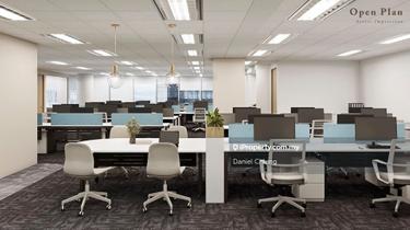 Corporate Office For Rent, Short Walk to KLCC Twin Tower 1