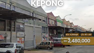 Taman Sri Ehsan, Kepong 1.5 Storey Corner Factory For Sale  1