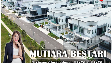 Mutiara Bestari , Double Storey Cluster House, Limited Unit only 1
