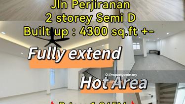 Bandar dato onn, double storey semi-d 1.345m extension to finish 1
