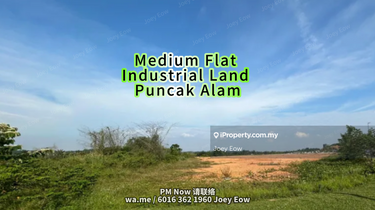 Worth Invest Flat Clear Medium Industry Land Bandar Puncak  Alam 1