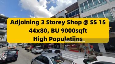 Adjoining Lot, Ss 15, 9000sqft, High Populations Area 1