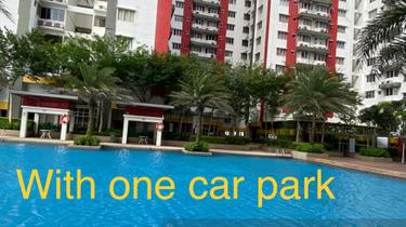 Freehold with one car park walking distance to Lrt below shopping mall 1
