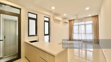 Semi furnished 2 beds and 2 baths 1