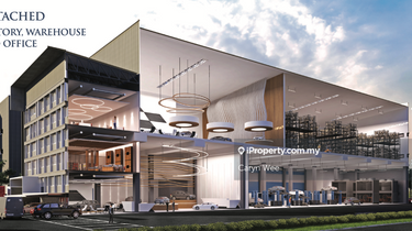 Brand new 2.5sty detached warehouse-factory for sale at Bukit Jelutong 1