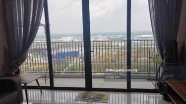 Ready to move in with fully furnished, facing ikea and mountain view  1