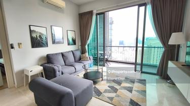 Fully furnished with balcony, nice view, 3mins walk to LRT 1