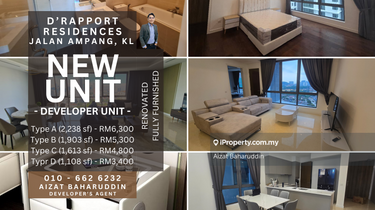 Brand new unit. Located at embassy row, Jalan Ampang. Near KLCC.  1