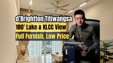 180' Lake & KLCC View, Modern Fully Furnish, Rare Unit, Low Price 1