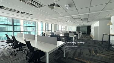New Furnished Office in KLCC, Walkable to Ampang Park MRT LRT 1