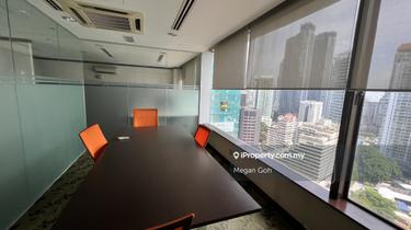 Menara Atlan Jalan Ampang fully furnished office for rent, Call now!  1