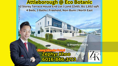 Attleborough @ Eco Botanic 2 Storey Terrace House For Sale 1