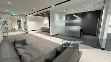 Fully Furnished office unit @ Bangunan Setia 1- Semantan ,  1