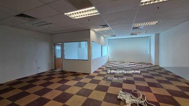 Partly fitted 1000sf office MSC zone walk to Mid Valley LRT KTM 1