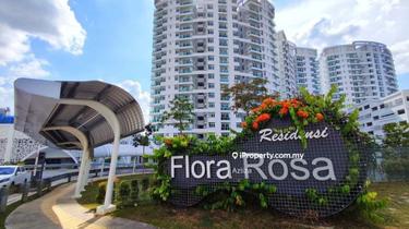Completed unit-Freehold- Condo Baru Flora Rosa 1