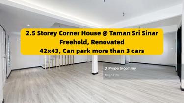 Corner House, Taman Sri Sinar Kepong, 42x43, New Condition 1