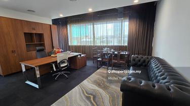A fully furnished office MSC walk to Mid Valley LRT KTM Green bulding 1