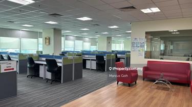 Fully furnished office for rent in Top Glove Tower 1