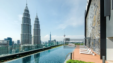 1 min to KLCC (450m) 5-star Luxury Living. Prestigious Twin Tower View 1