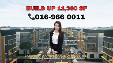 New Semi-D Factory With Detached Size Build-Up, Spacious Bu 11,367 sf 1