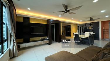Atmosfera puchong,resort style condo,1455sqft,fully furnished,2carpark 1