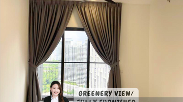 Dquince 3r2b partly furnished w/aircon allow cooking unblocked view 1