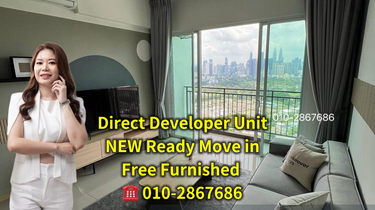 0% Dp, Developer Unit, Ready 2025, Furnish, Mountain View or KLCC View 1