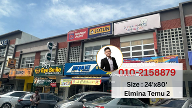Elmina Temu 2 Shah Alam Seksyen U16 Shoplot For Rent 1