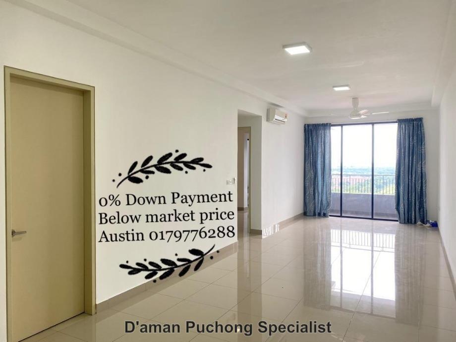 100% Loan D'aman Residence puchong Taman mas Below Market Price